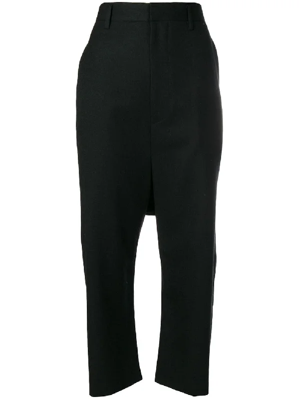 baggy cropped trousers Trousers Review Highly