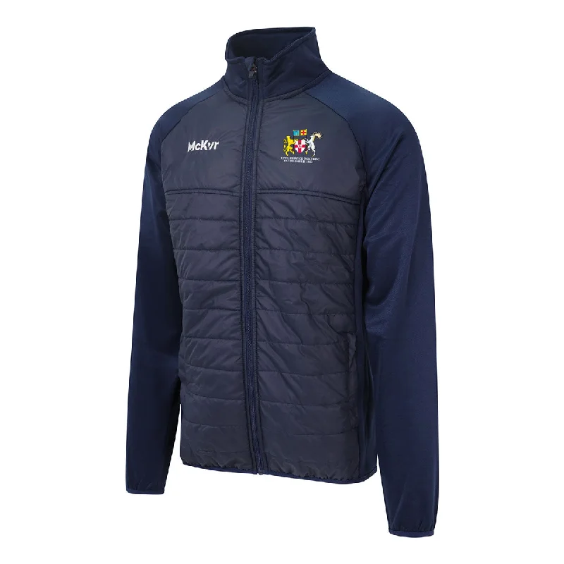 Mc Keever Civil Service NI RFC Core 22 Hybrid Jacket - Adult - Navy Nylon Fabric Polyester Fabric Spandex Fabric