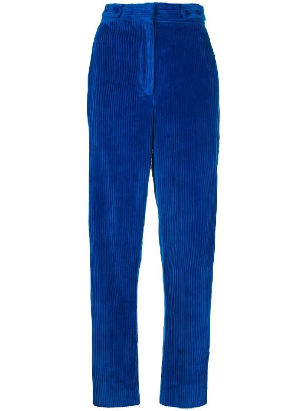 high-rise corduroy trousers Trousers fashionable trendy