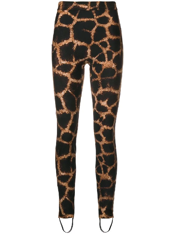 giraffee printed trousers Trousers Denim Blue