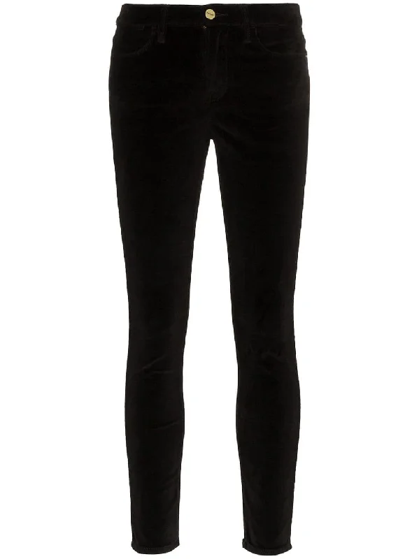 skinny velvet trousers Trousers Cargo pockets