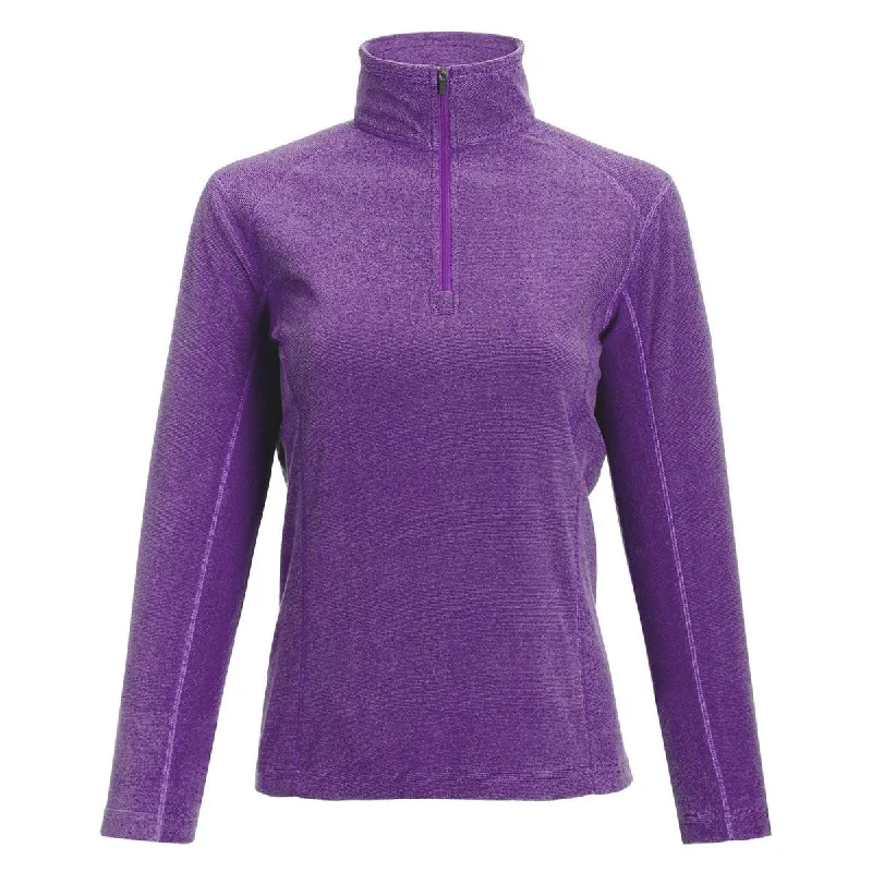 Landway Women's Violet Terramo Textured Fleece Pullover Elbow Length Sleeve