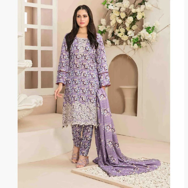 Tawakkal Mayal Viscose Embroidered Unstitched 3Pcs Suit With Shawl Soft Cashmere Shawl Poncho