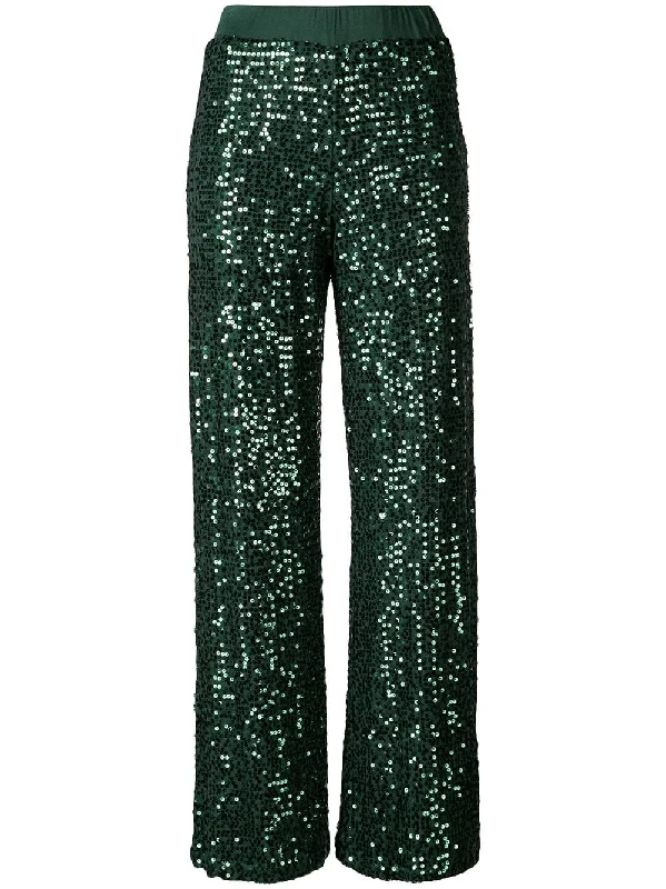 flared sequin trousers Trousers Timeless Classic