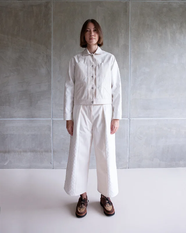 W'MENSWEAR | Engineer's Jacket | Off White Zippered Jacket Buttoned Jacket Snapped Jacket