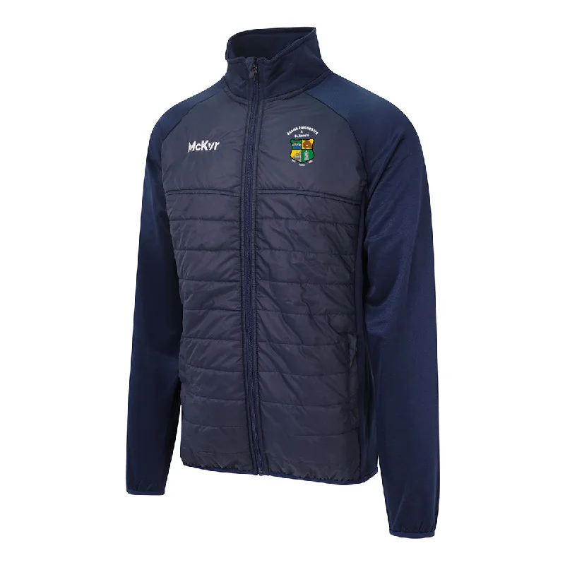 Mc Keever Naomh Fionnbarra & St Anne's GFG Core 22 Hybrid Jacket - Adult - Navy Herringbone Jacket Checkered Jacket Solid Jacket