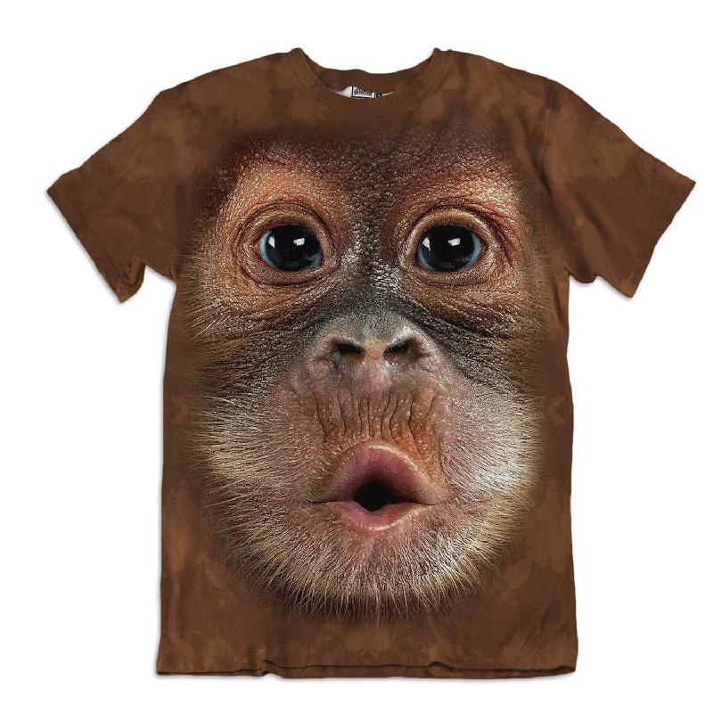 Baby Orangutan Unisex Tee Chenille Blend Fleece Blend Nylon Blend