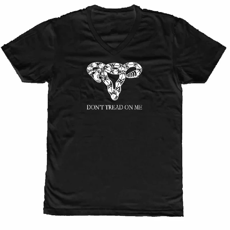 Don't Tread On Me V-neck T-Shirt supporting Planned Parenthood Basic T-Shirt Crew Neck Short Sleeve