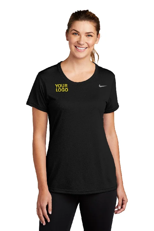 Nike Ladies Team rLegend Customized Tee's, Black Terry Blend Velvet Blend Canvas Blend