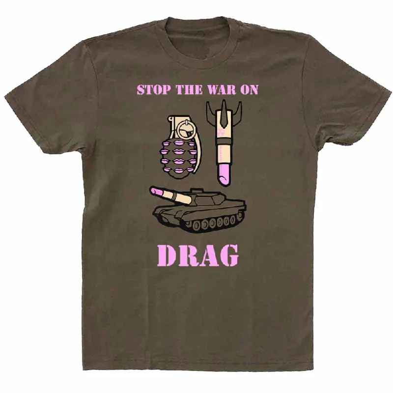 Stop The War On Drag T-shirt supporting Equality Florida Terry Blend Velvet Blend Canvas Blend