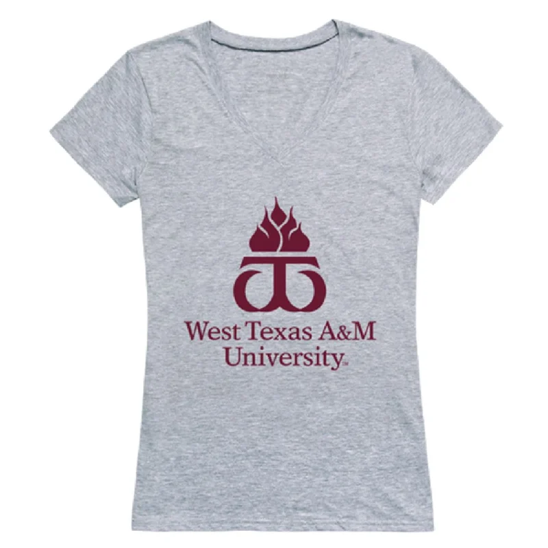 West Texas A&M Buffaloes Womens Seal T-Shirt Fitted T-Shirt Seamless Stretchy