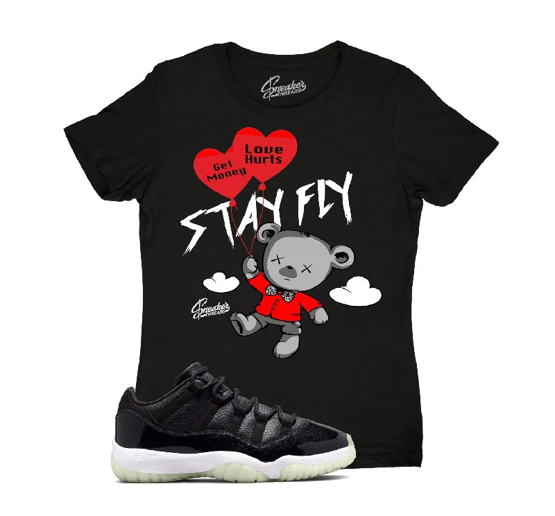 Womens - Retro 11 72-10 Money Over Love Shirt Basic T-Shirt Crew Neck Short Sleeve