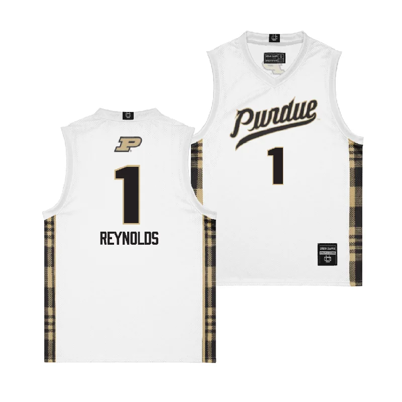 EXCLUSIVE: Purdue Winter Edition Basketball Jersey - Amiyah Reynolds | #1 Striped Jersey Top