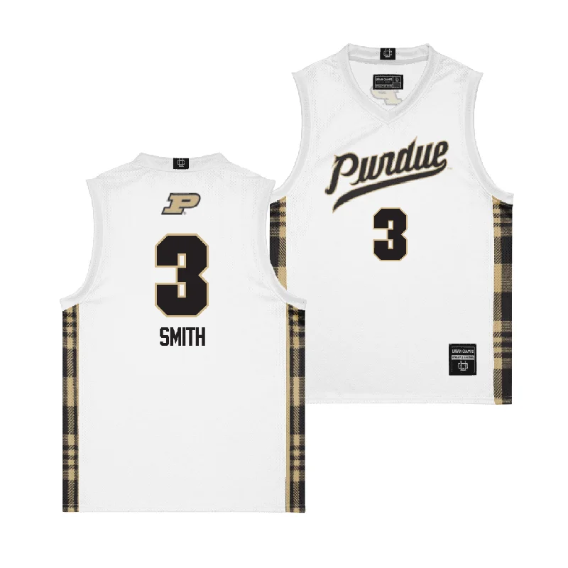 EXCLUSIVE: Purdue Winter Edition Basketball Jersey - Jayla Smith | #3 Boat Neck Jersey Shirt