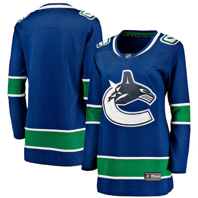 Fanatics Breakaway Womens Home Jersey - Vancouver Canucks Gold Jersey Tee