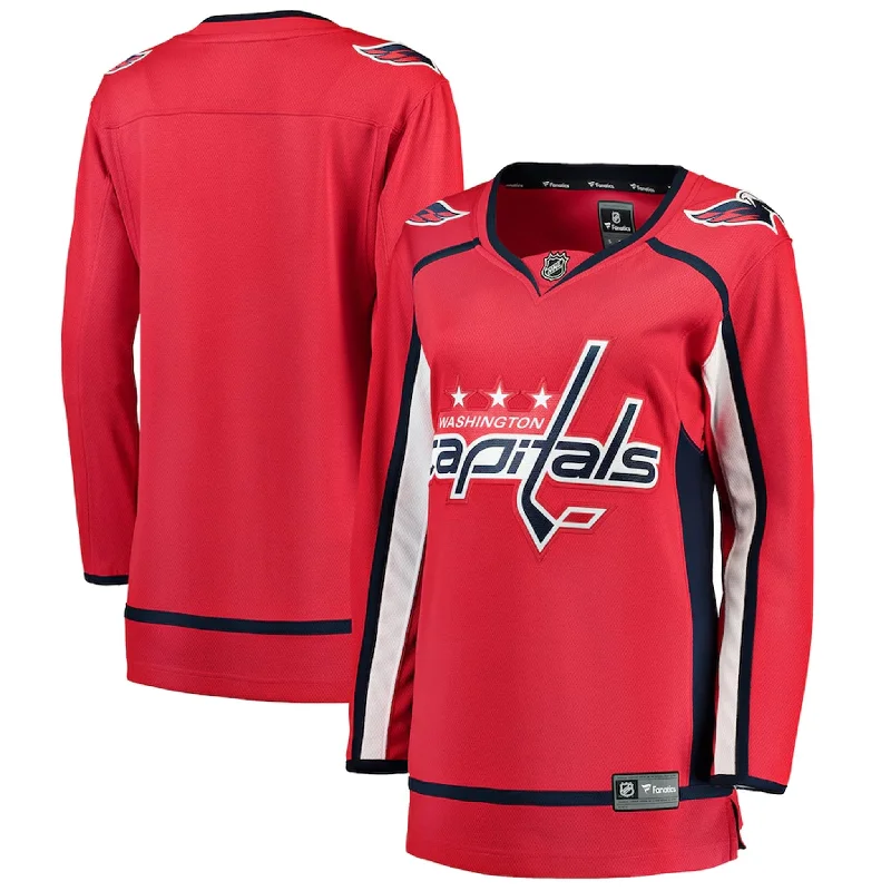 Fanatics Breakaway Womens Home Jersey - Washington Capitals Short Sleeve Jersey Top