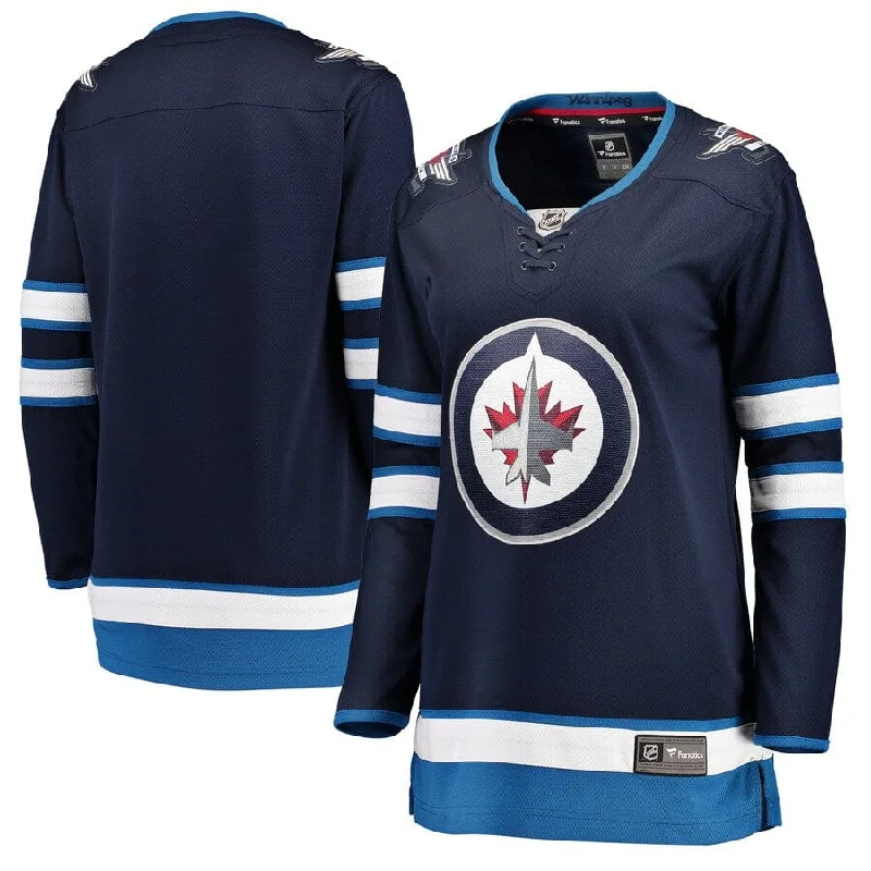 Fanatics Breakaway Womens Home Jersey - Winnipeg Jets Round Neck Jersey Tee