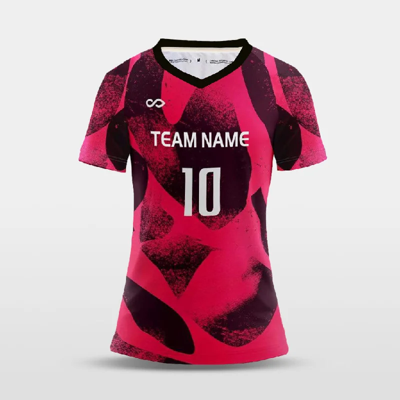 Pop Camouflage 3 - Customized Women's Sublimated Soccer Jersey Cotton Jersey Tee