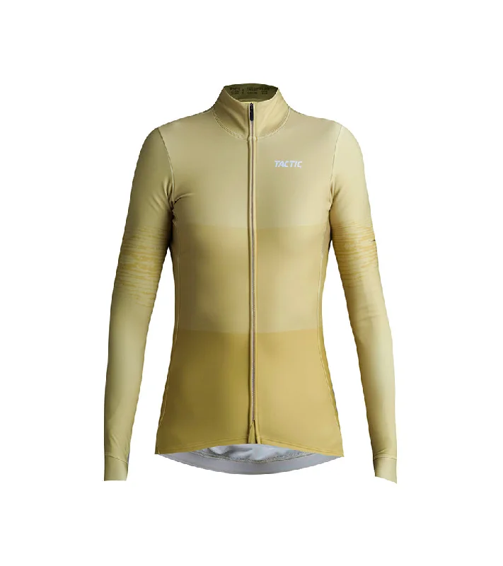 Women's Hard Day Long Sleeve Jersey Ochre Handmade Jersey Tee