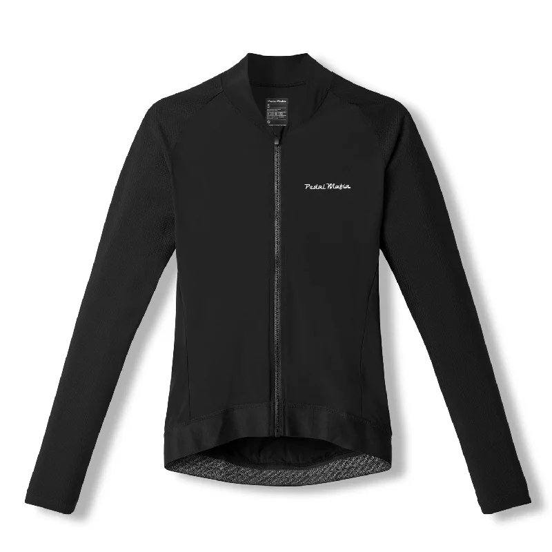 Women's Pro Delta Jersey Long Sleeve - Black Premium Jersey Tee