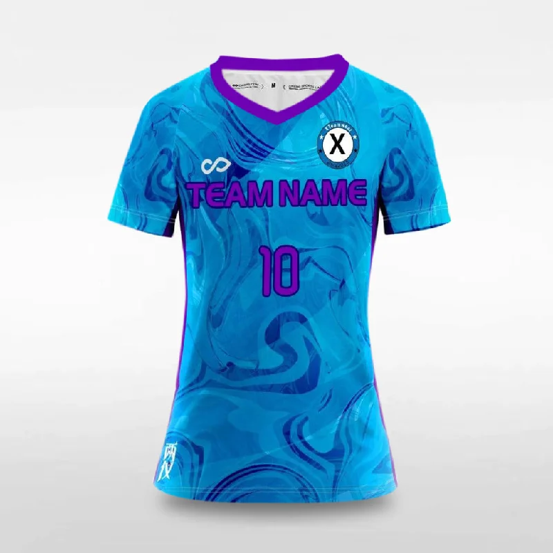 Yin and Yang - Customized Women's Sublimated Soccer Jersey Halter Neck Jersey Tee