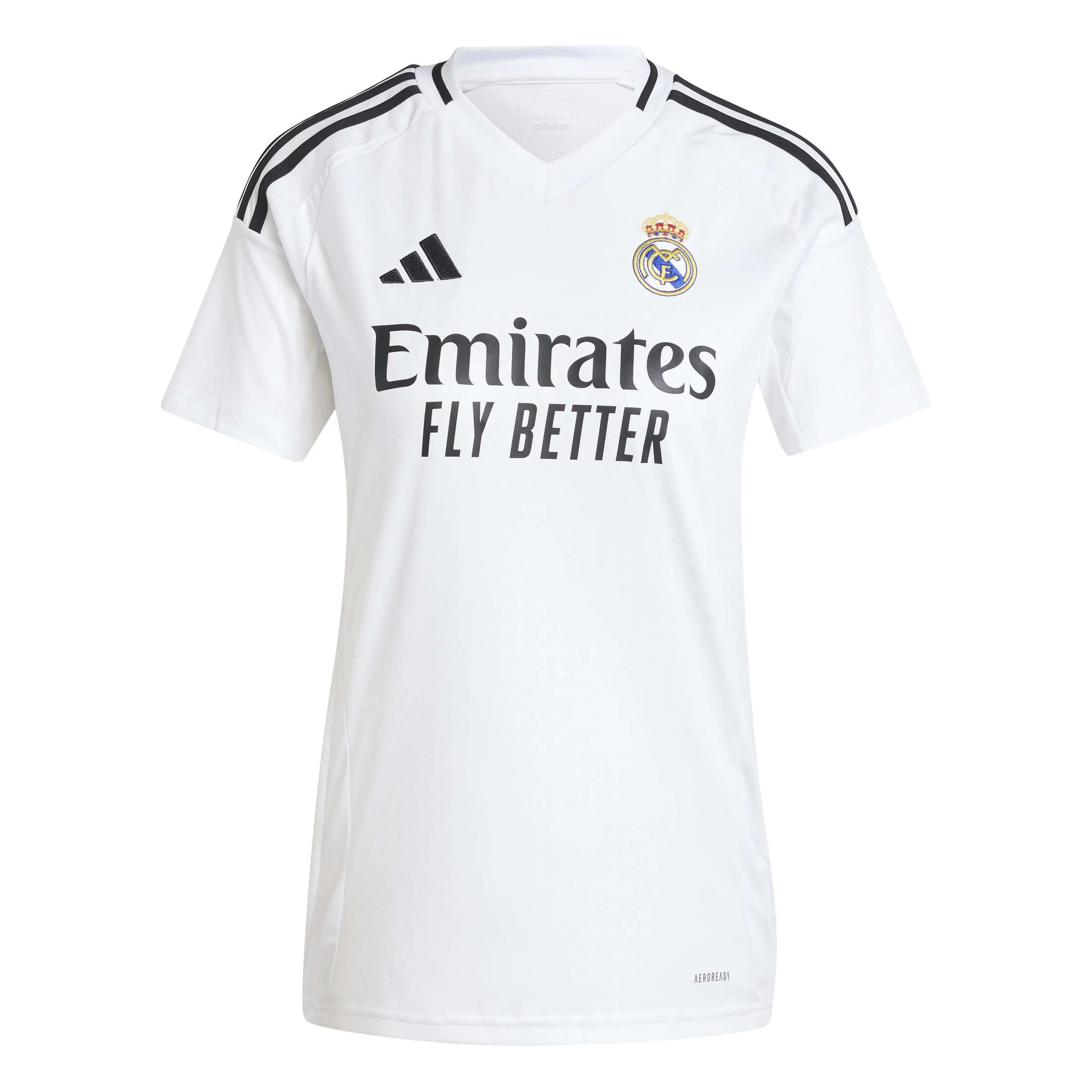 adidas 2024-25 Real Madrid Women's Stadium Home Jersey Vintage Jersey Tee