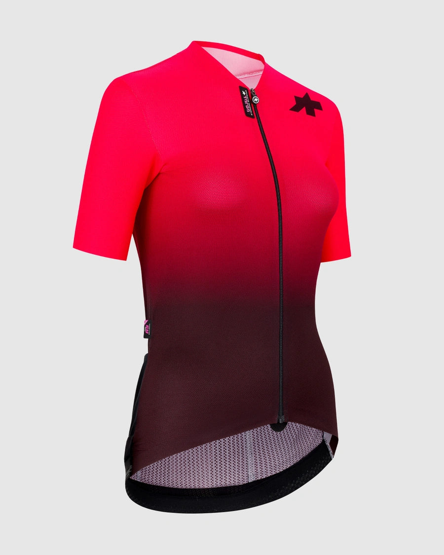 DYORA RS Women's Jersey S9 TARGA - Lunar Red Jet Black Jersey Tee