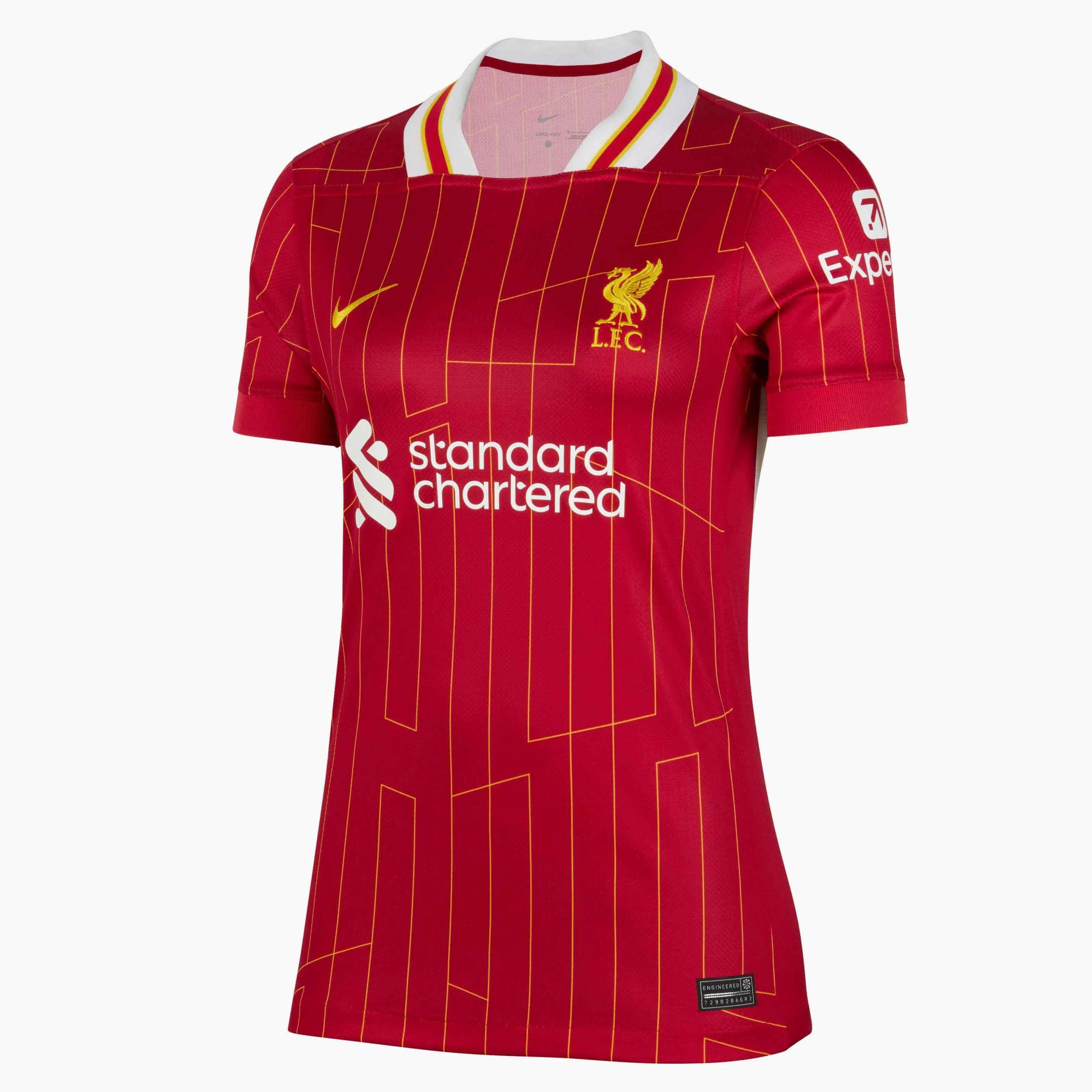 Nike 2024-25 Liverpool Women's Stadium Home Jersey High-End Jersey Tee