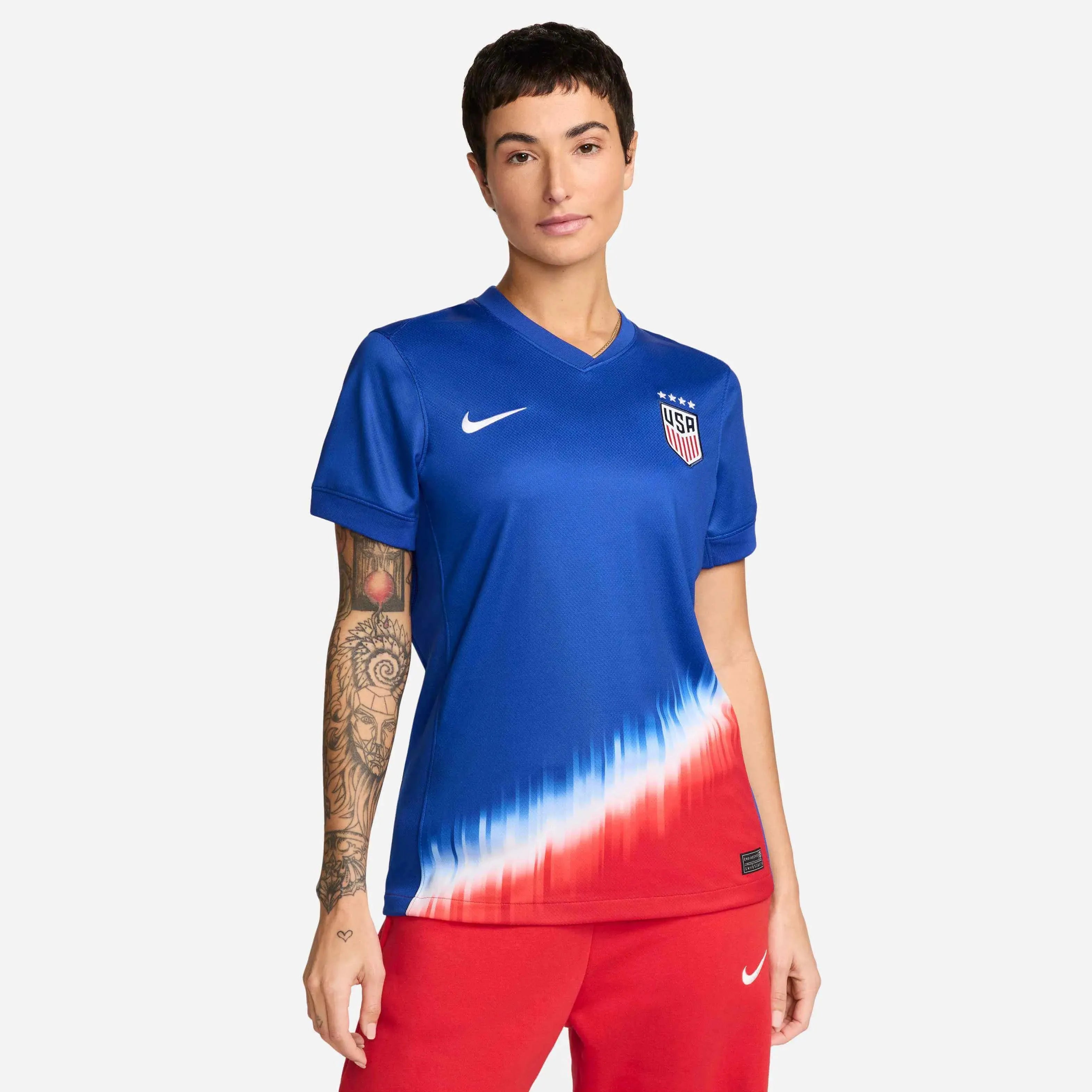 Nike 2024-25 USA Women's 4-Star Stadium Away Jersey Modern Jersey Tee