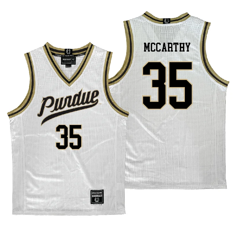 Purdue Women's Basketball White Jersey  - Lana McCarthy Maximalist Jersey Tee