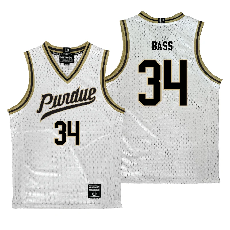 Purdue Women's Basketball White Jersey  - Reagan Bass High-End Jersey Tee