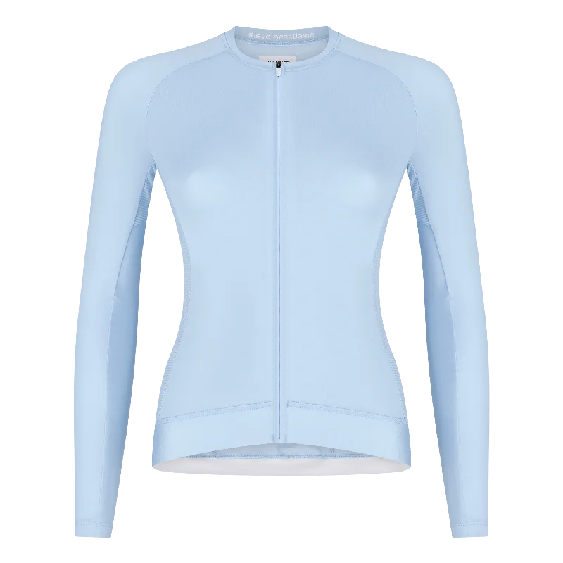 Women's Long Sleeve Jersey | PODIUM PRO LS Placid Designer Jersey Tee